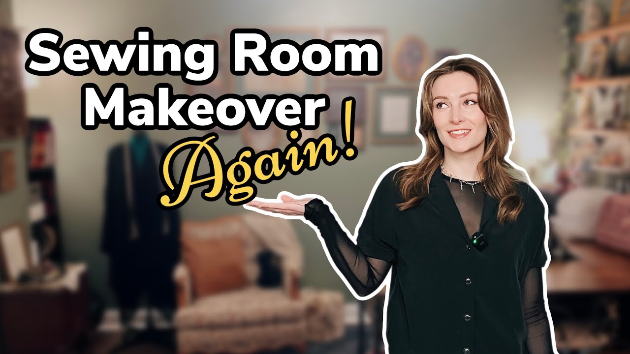 Making my sewing room even MORE moody, ✨whimsical ✨& maximalist | studio makeover