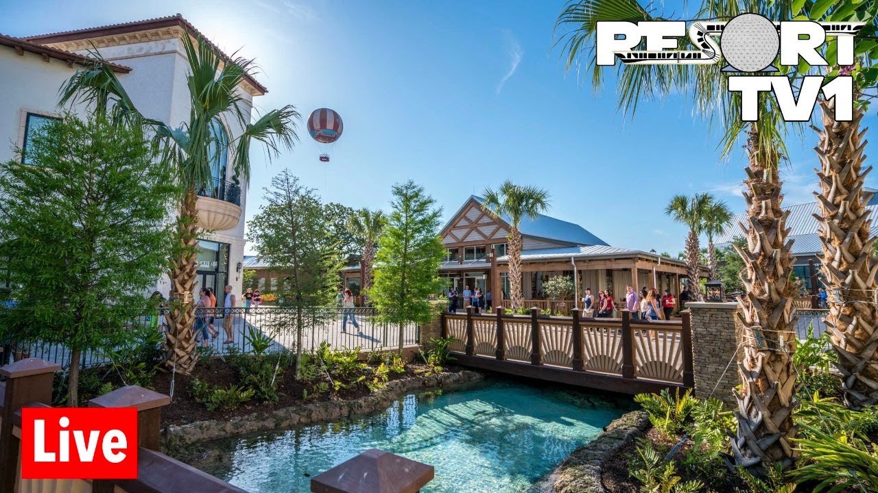 🔴Live: An Afternoon at Disney Springs in 1080p - Christmas Tree Trail & More - Walt Disney World