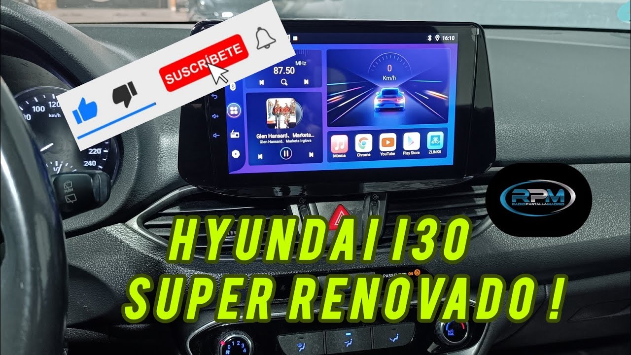 INSTALACIÓN ANDROID CARPLAY EN HYUNDAI I30 .RENOVADO !