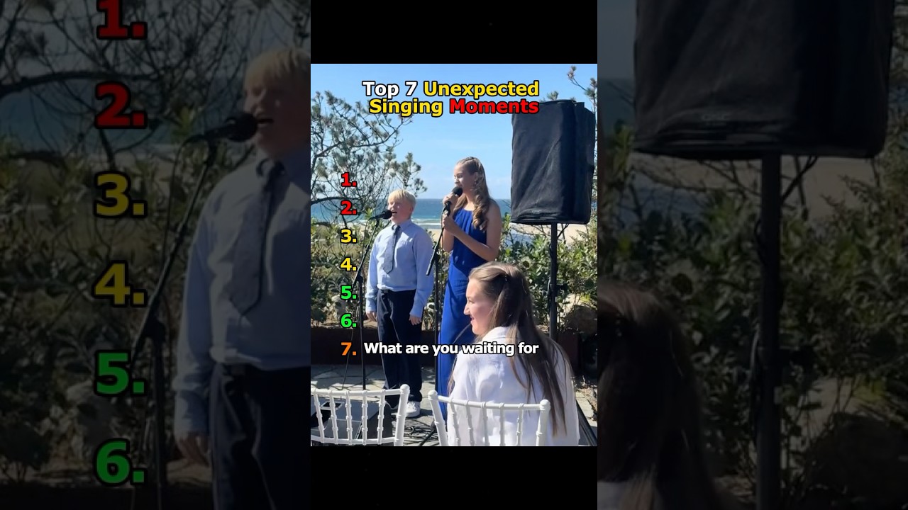 Top 7 Unexpected Singing Moments #singing #ranking #unexpected #voice #usa
