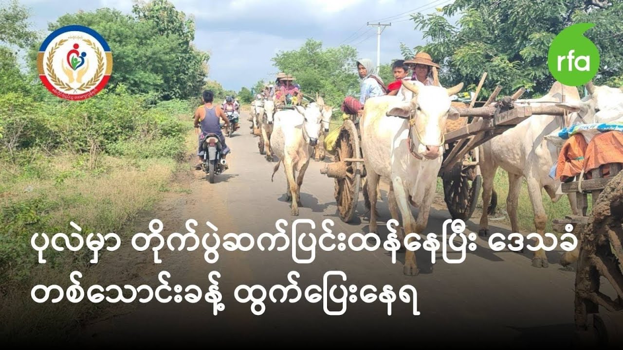ပုလဲမှာ တိုက်ပွဲဆက်ပြင်းထန်နေပြီး ဒေသခံတစ်သောင်းခန့် ထွက်ပြေးနေရ