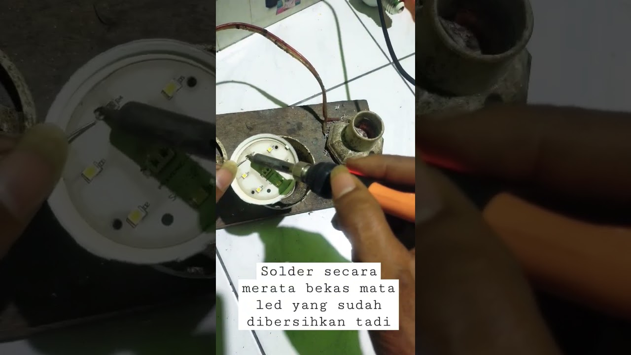 servis lampu LED 5w praktis