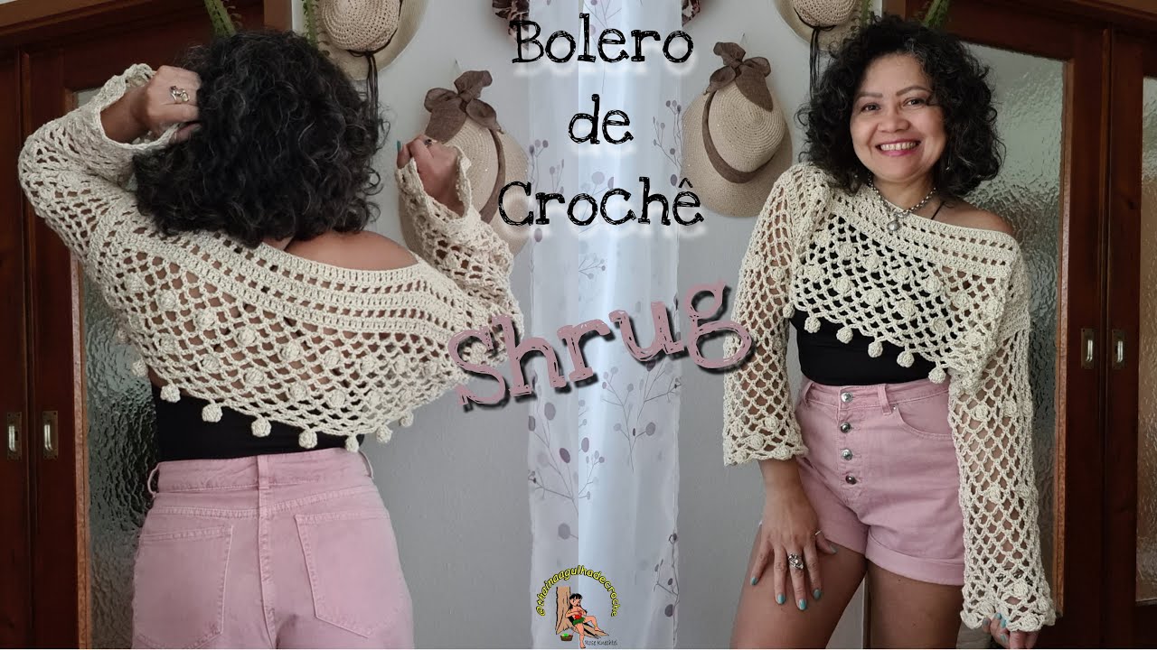 Bolero de Crochê Shrug
