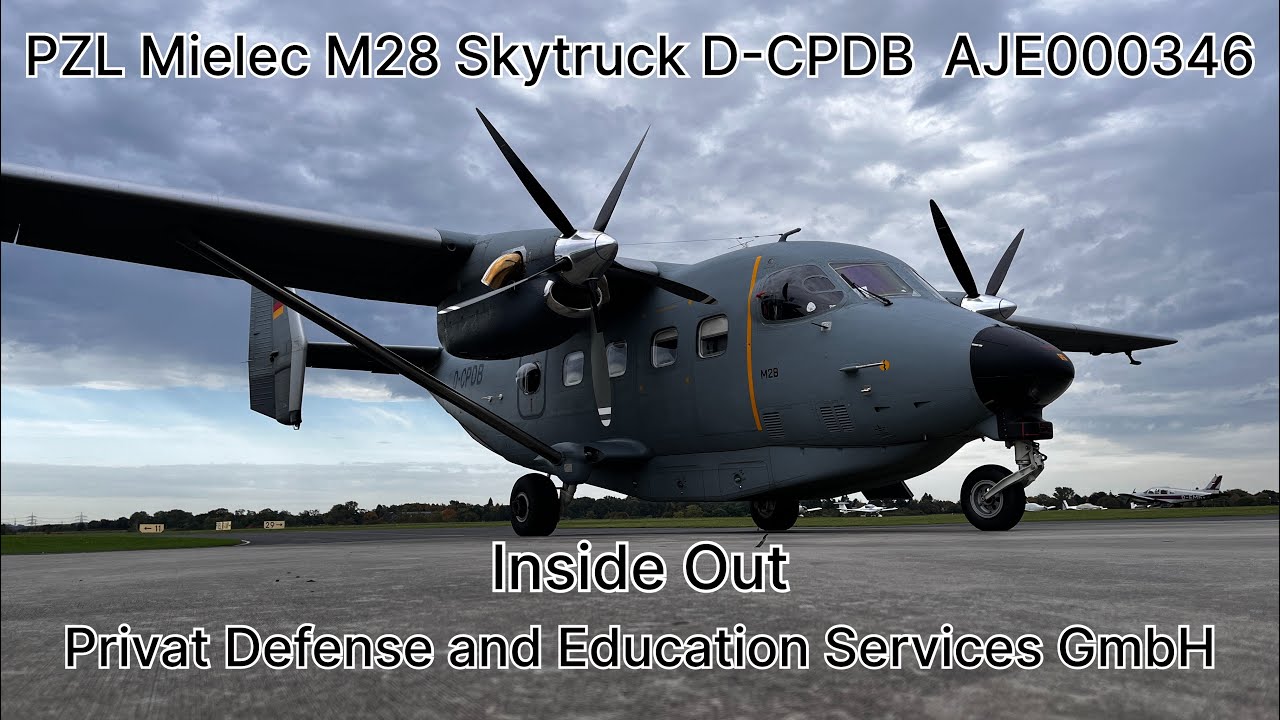PZL Mielec M28 Skytruck D-CPDB inside out full departure 16. October 2024