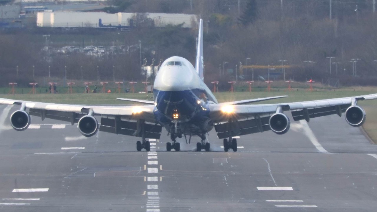 Silk Way 747 Gracing BHX