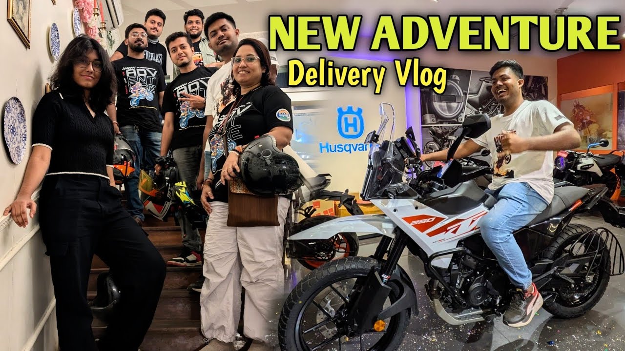 LADAKH এর আগে NEW ADVENTURE BIKE 🤩| KTM ADVENTURE 250 2025 model Delivery✌🏻| Throttle Your Life