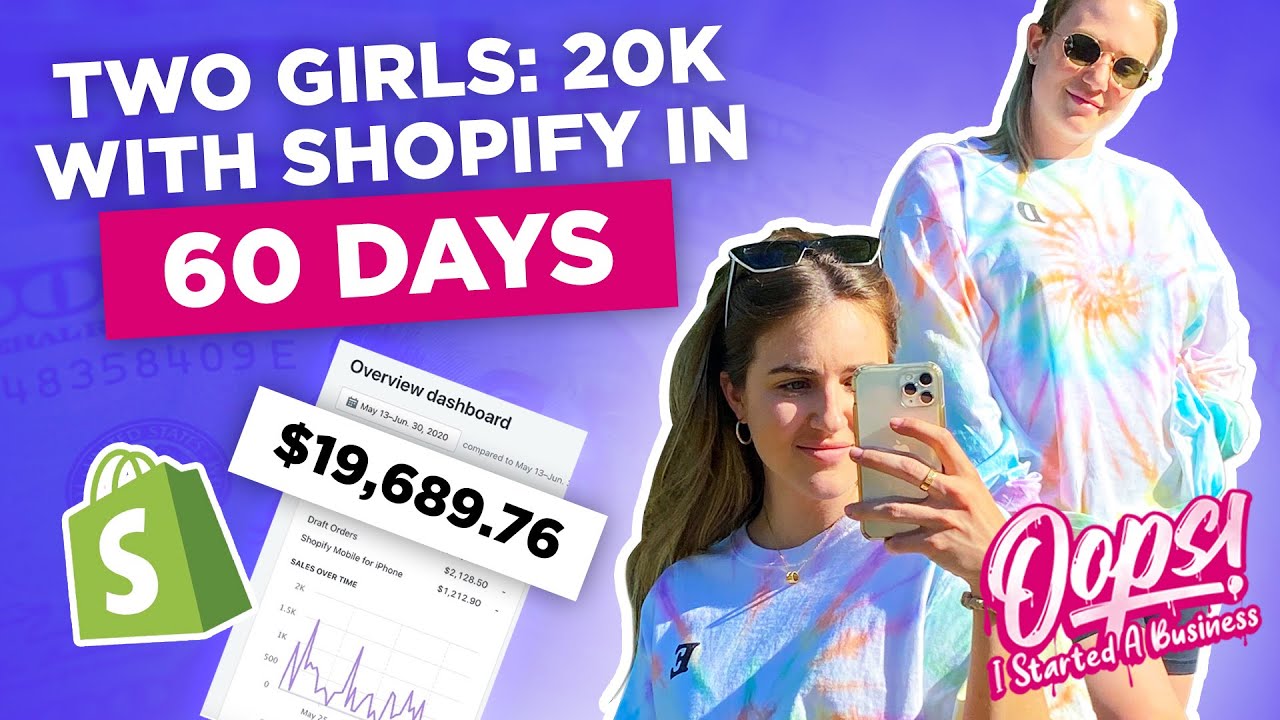 How Two Girls Made $20K With Shopify In 60 Days Starting From Zero... (Their Story)