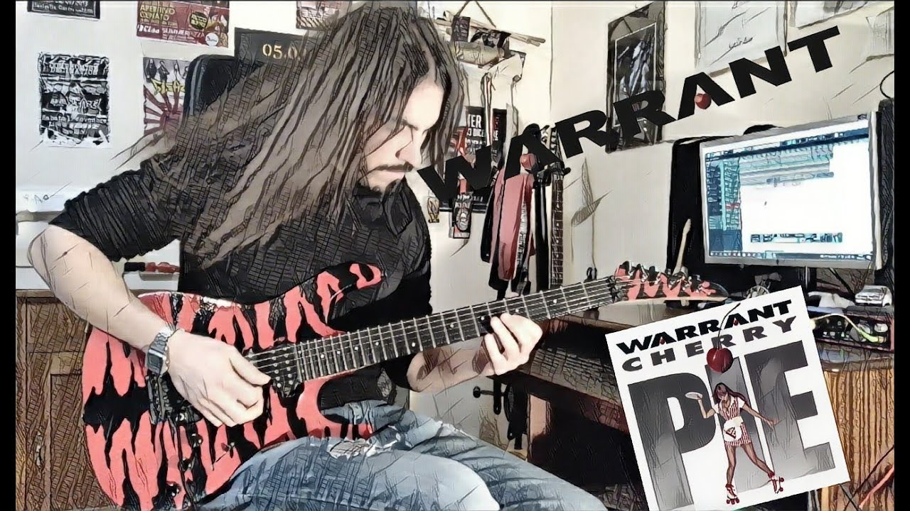 Warrant  - Mr. Rainmaker -  complete guitar cover