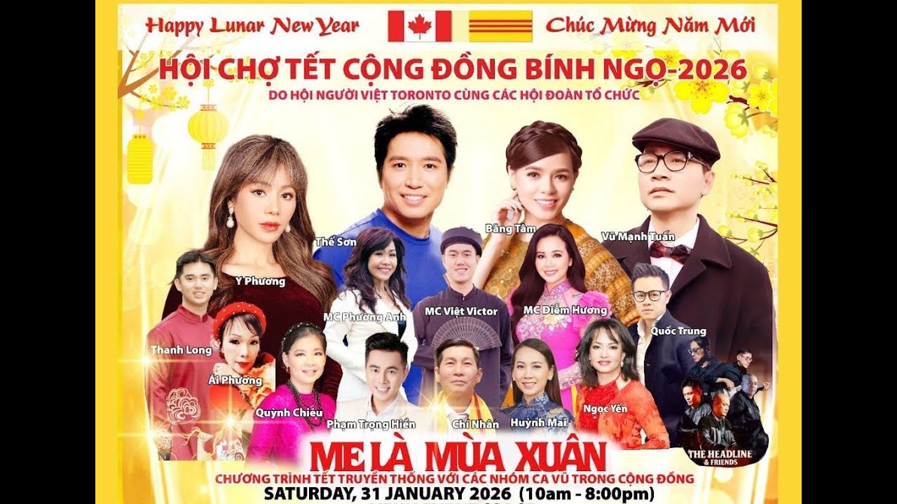 Hội Chợ Tết Bính Ngọ 2026 Toronto PART 1
