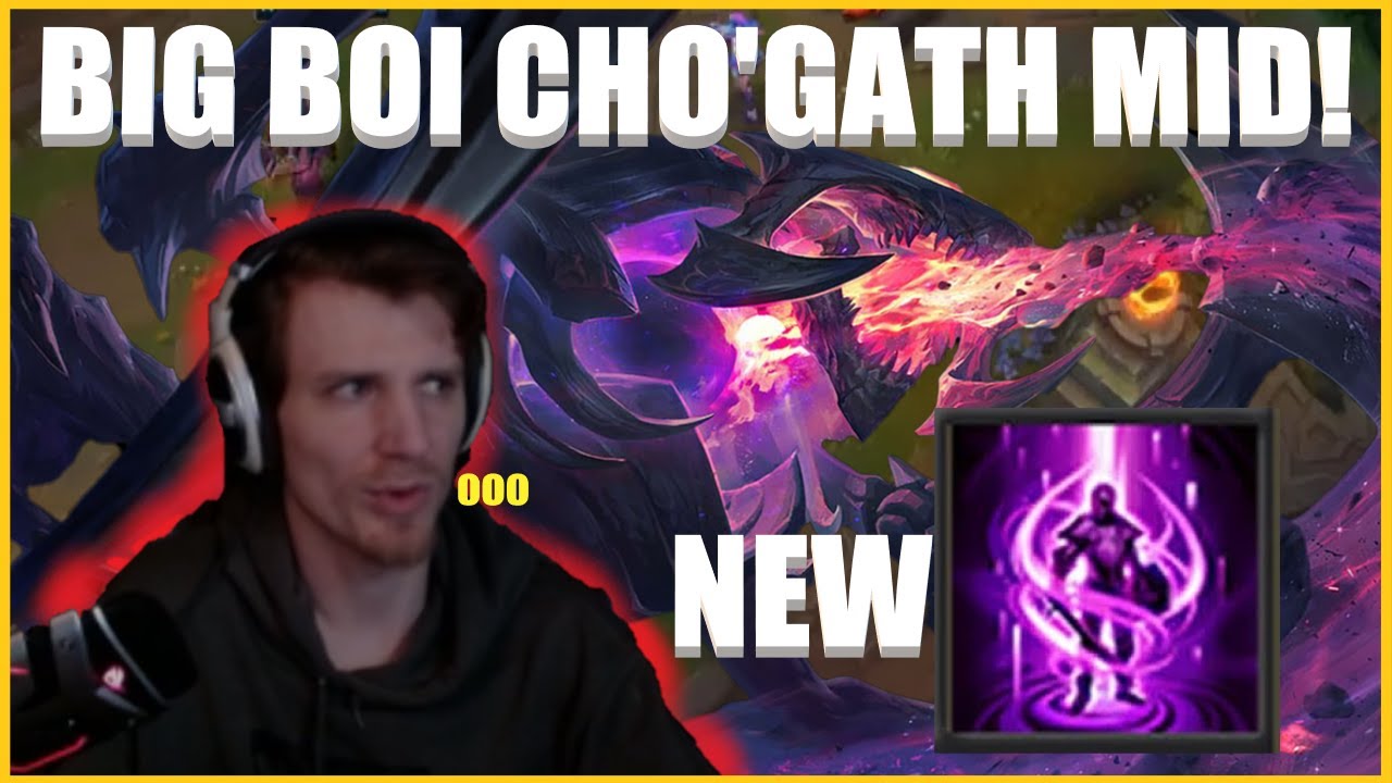 Hashinshin: PLAYING CHO'GATH MID VS GRAVES MID! NEW Teleport!
