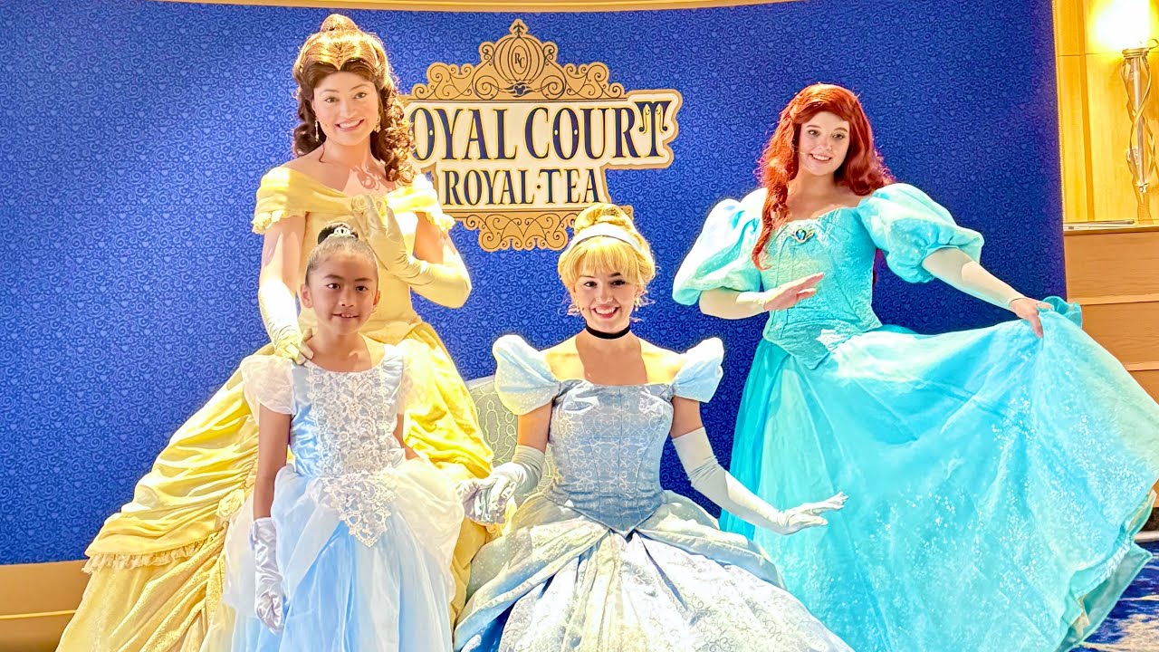 Disney Cruise Royal Court Tea Party