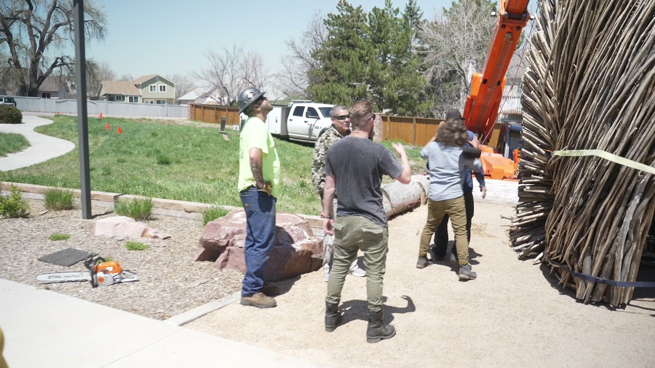 Spirit nest installation at Anythink Wright Farms