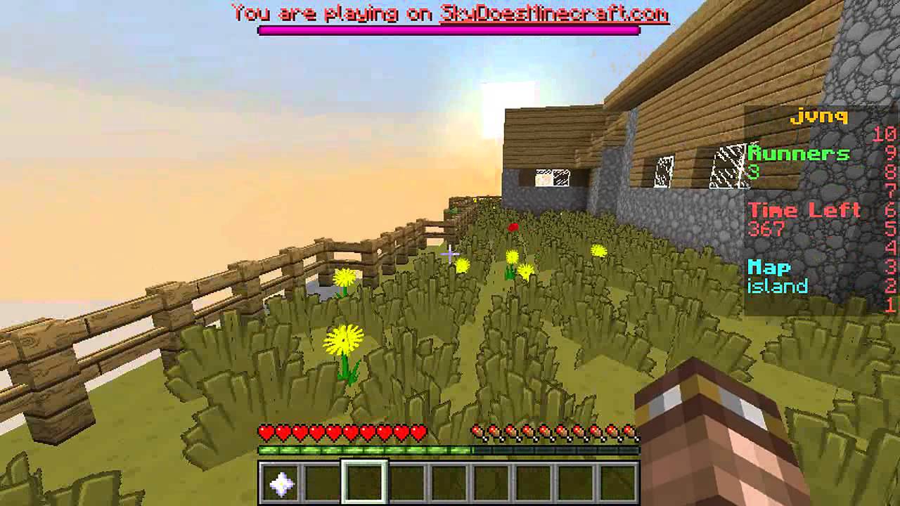 Minecraft: FUJA DA BESTA (MINIGAME)