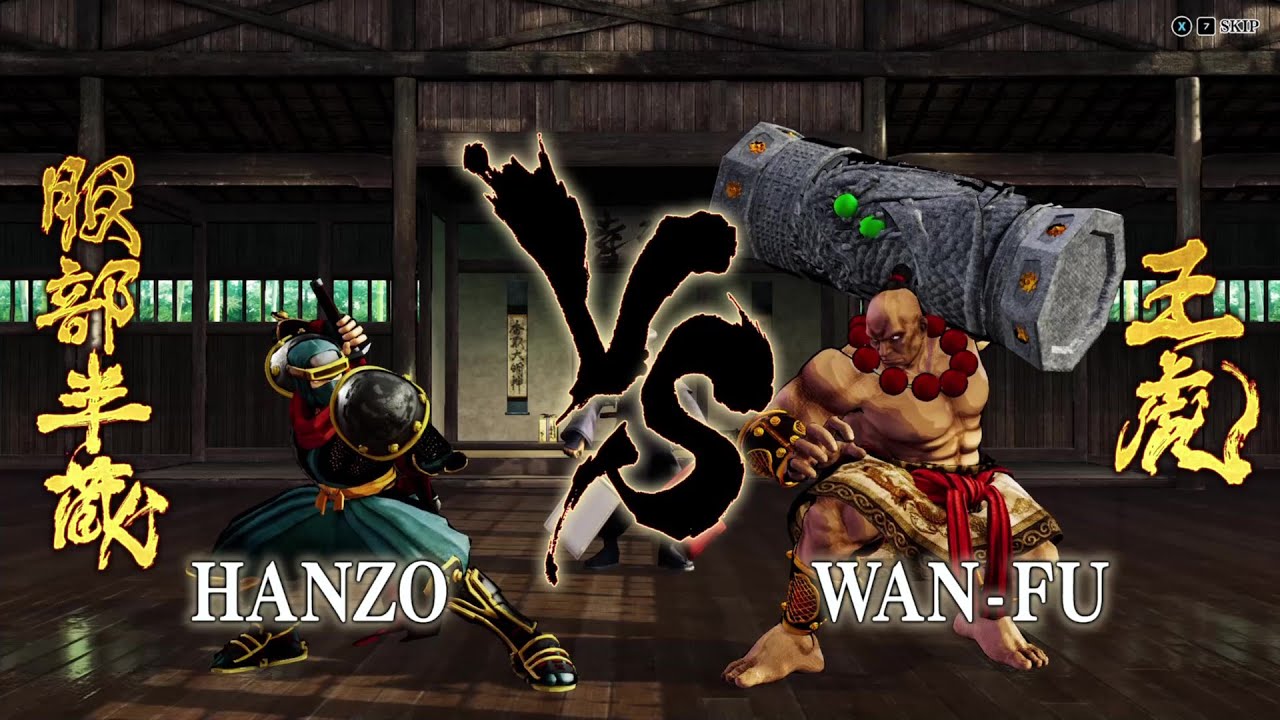Samurai Shodown - Hanzo VS Wan-Fu