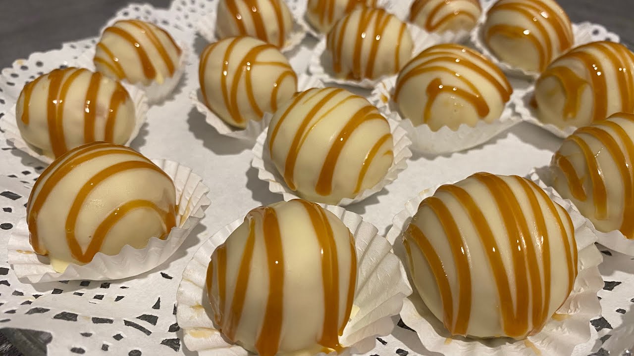 Super makkelijke pinda / caramel bonbons 😍👍😋