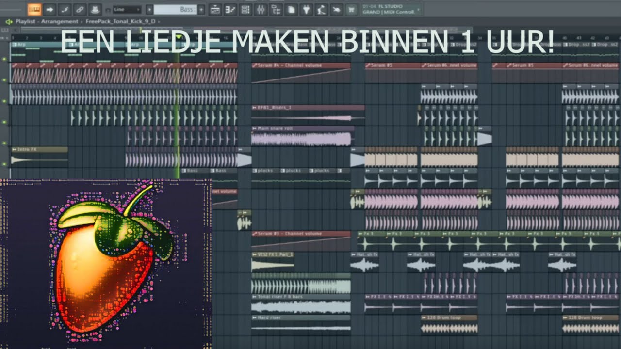 EEN LIEDJE MAKEN BINNEN 1 UUR!#4 FL STUDIO 20