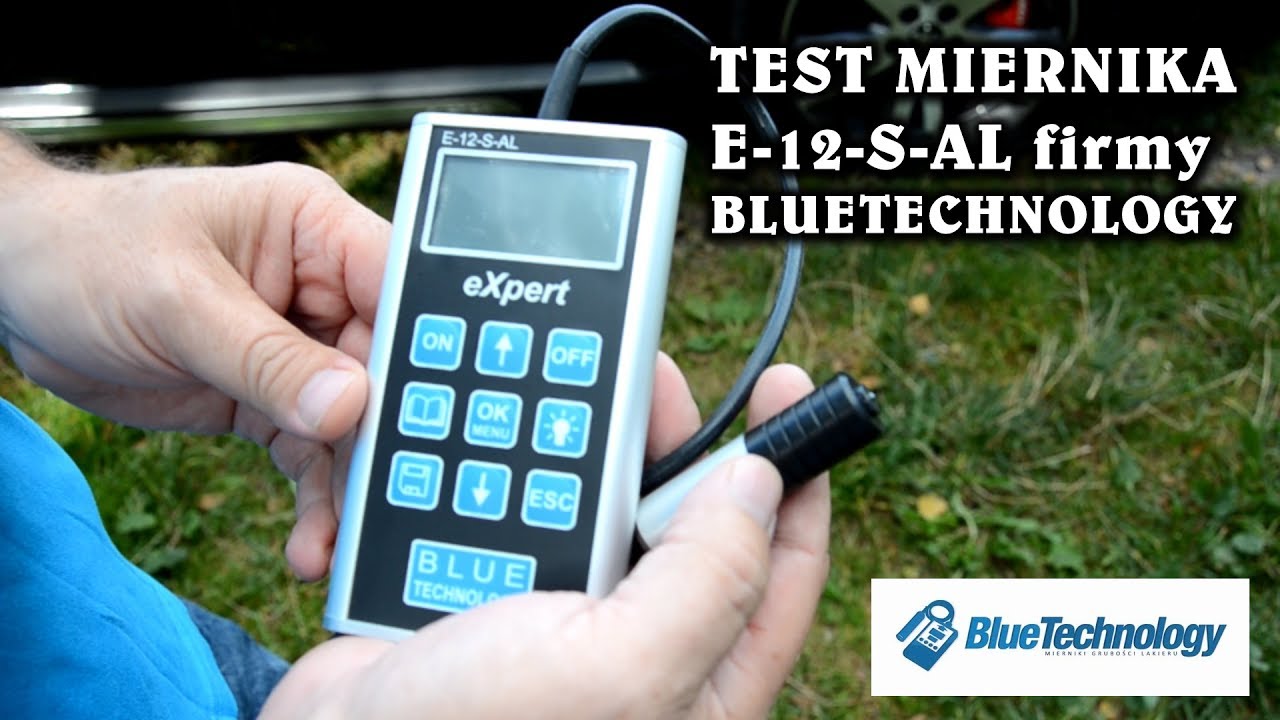Miernik Grubości Lakieru - E-12-S-AL - Szybki Test [Pamięć pomiar&oacute;w][Czujnik lakieru]