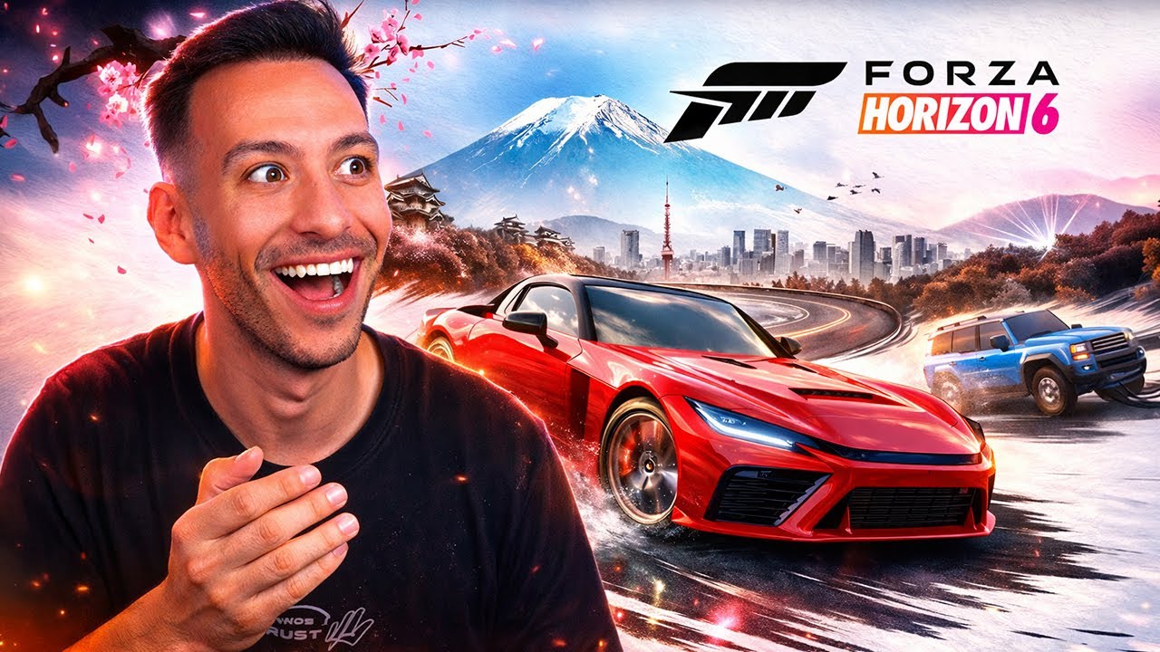 Ο PANOS ΣΧΟΛΙΑΖΕΙ ΤΟ FORZA HORIZON 6 * LIVE REACTION *