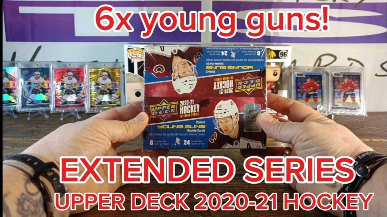 🔥Dnes si otevřeme Extended series 2020-21 HOCKEY- 6x Young Guns a GOLD-Holo a další..🔥👀