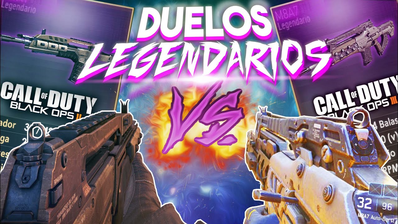 M8A7 (BO3) Vs M8A1 (BO2) - DUELOS LEGENDARIOS - T2 - CALL OF DUTY