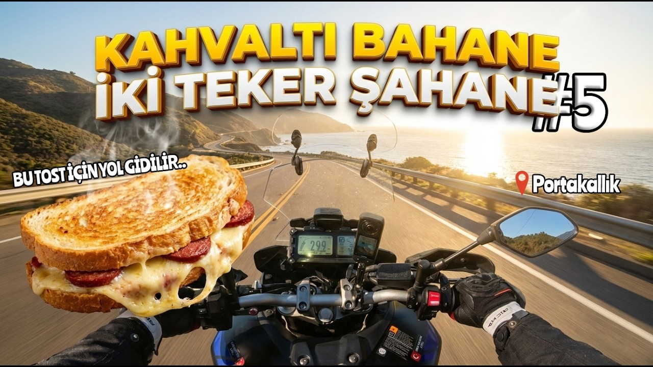 Portakallık // Köz Patlıcanlı Tost // Kahvaltı Bahane İki Teker Şahane