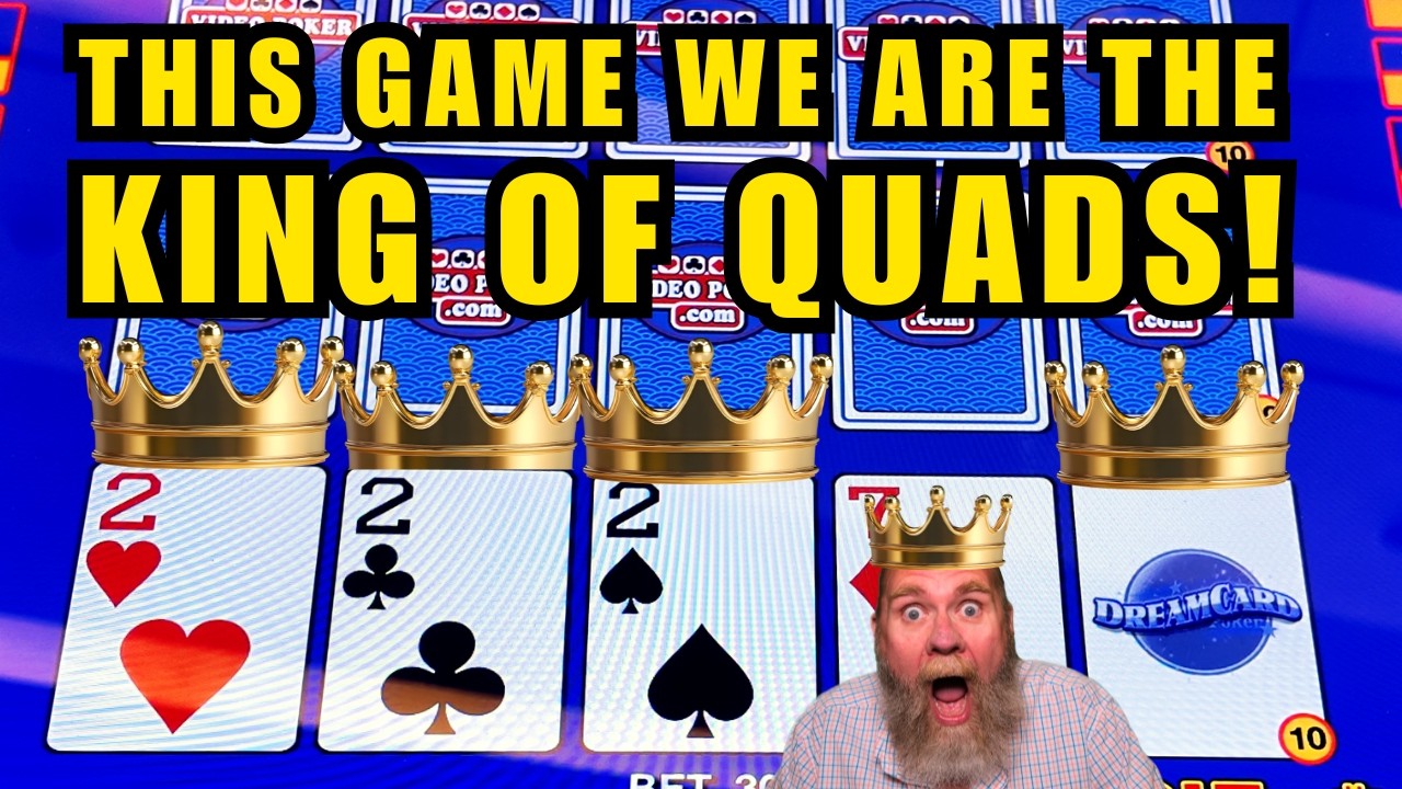 Absolutely UNREAL Dreamcard Video Poker Play