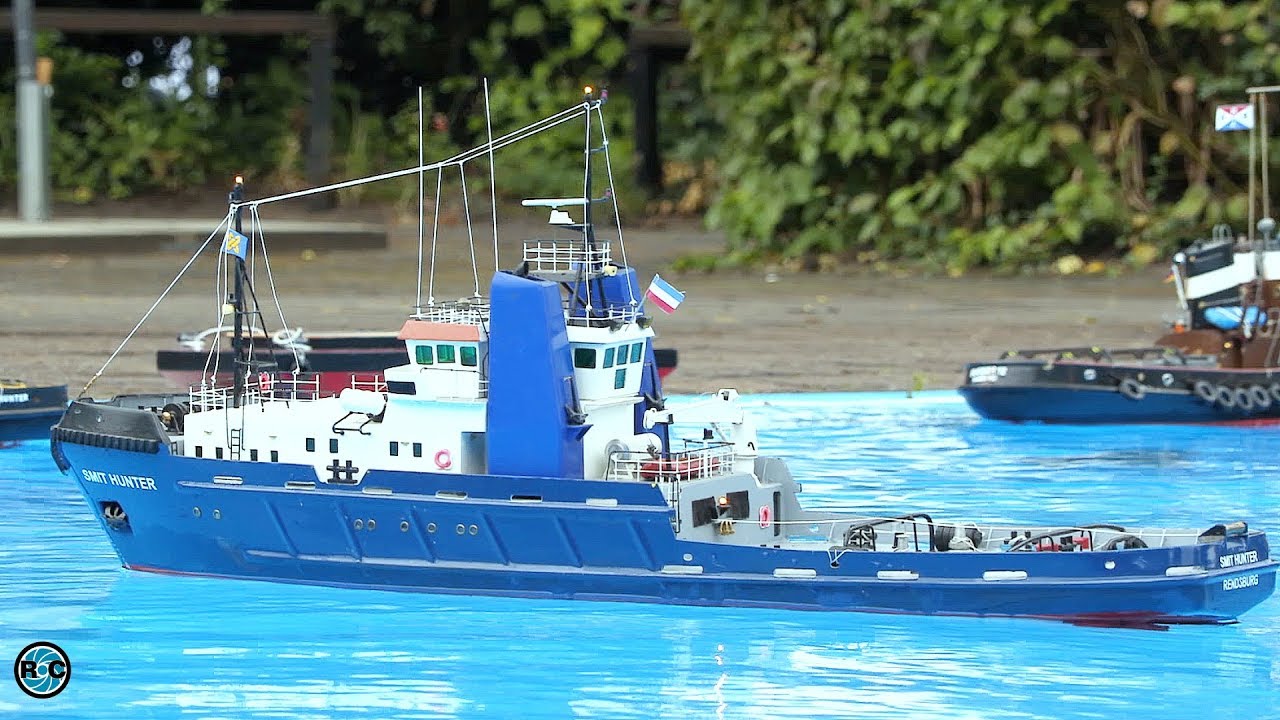 BLUE RC BOAT SMIT HUNTER ⚓ Modellbau-Treffen Wahlstedt 2017