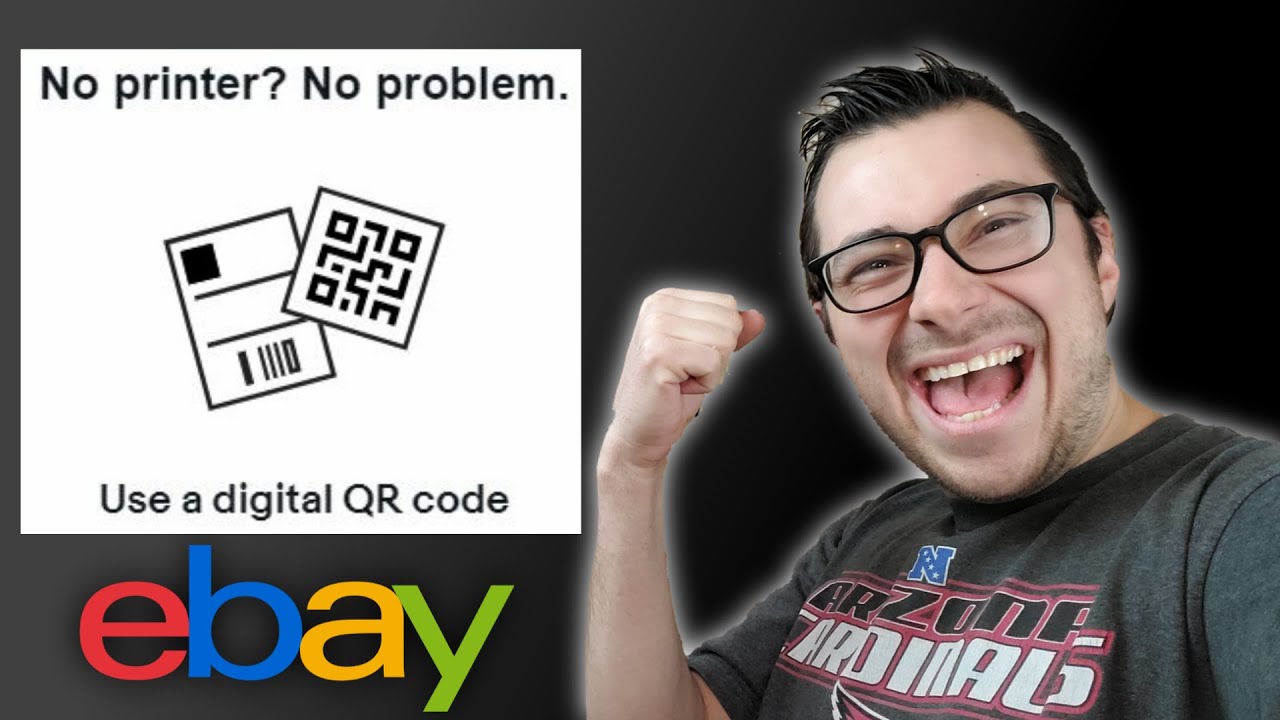 Ship On Ebay Without Printing A Label - Amazing New QR Code Feature Added!