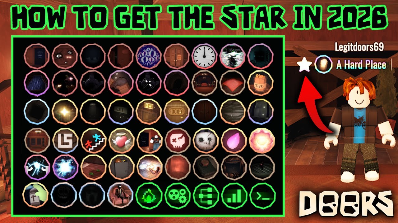 How to get the Star in Doors (2026 Updated) - 60 Badges [ROBLOX]