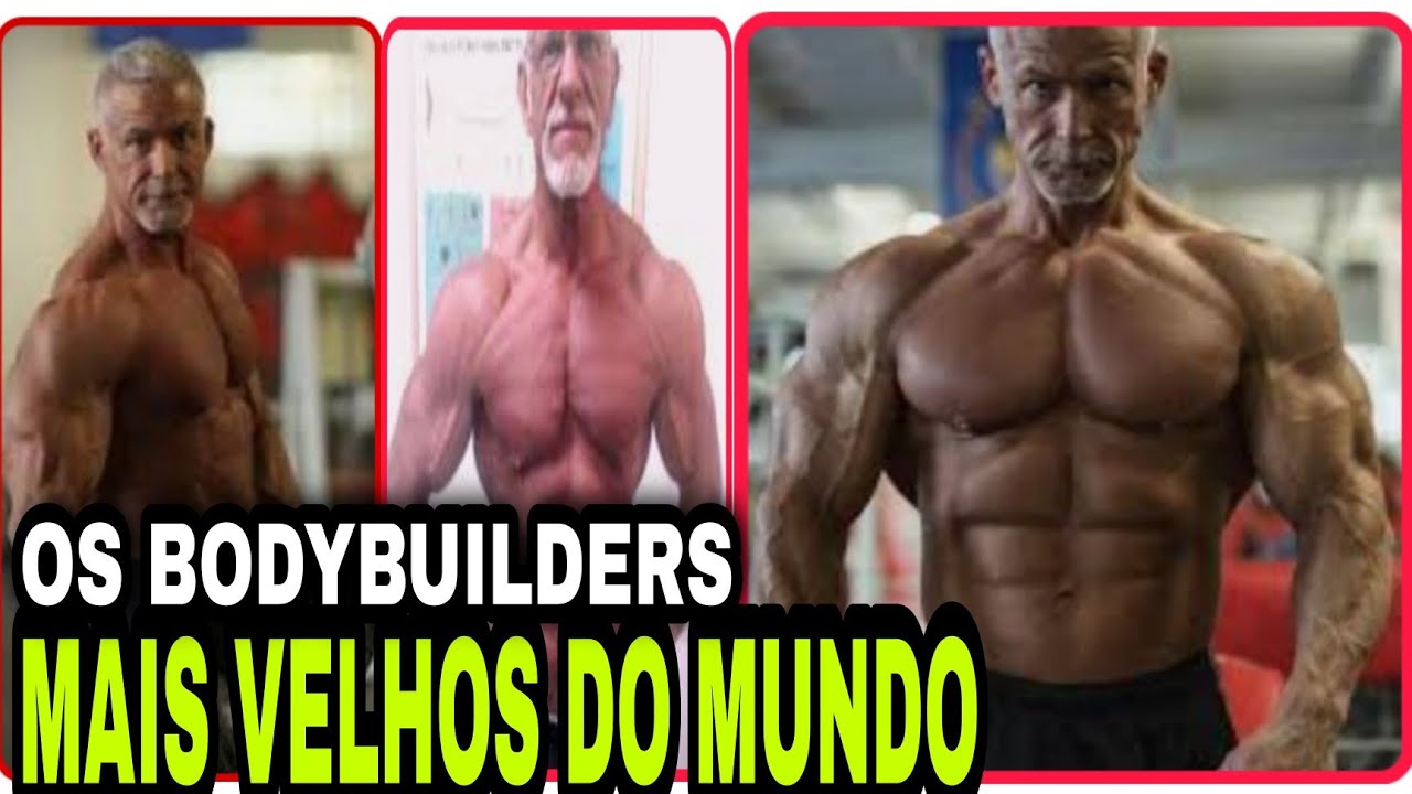 OS FISICULTURISTAS MAIS VELHOS DO MUNDO, BODYBUILDERS MAIS VELHOS DO MUNDO, VOVÔ SHEIPADO MUSCULOSO
