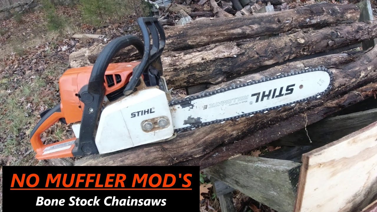 I Don't Muffler Mod My Chainsaws