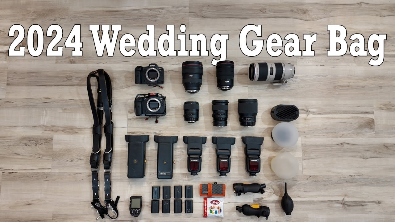 What is in my Photography  Camera bag for the 2024 Wedding Season