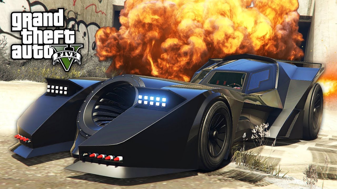 GTA 5 HALLOWEEN DLC - BATMOBILE 