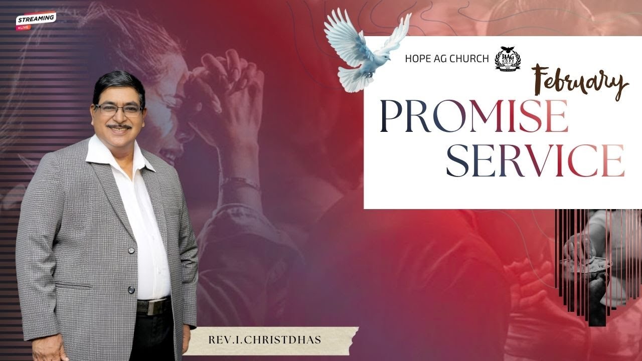 🔴Hope AG Church || SUNDAY 3rd SERVICE  || 01 February  2026 || REV. I. CHRISTDHAS || 08:45 AM