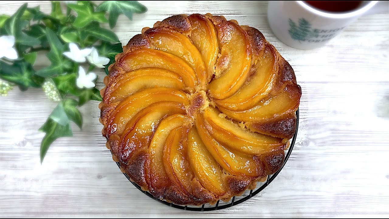 【キャラメル】りんごタルトの作り方/[Caramel] How to make apple tart