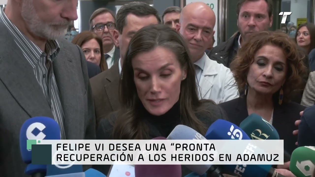 Felipe VI desea una “pronta recuperación” a los heridos en Adamuz