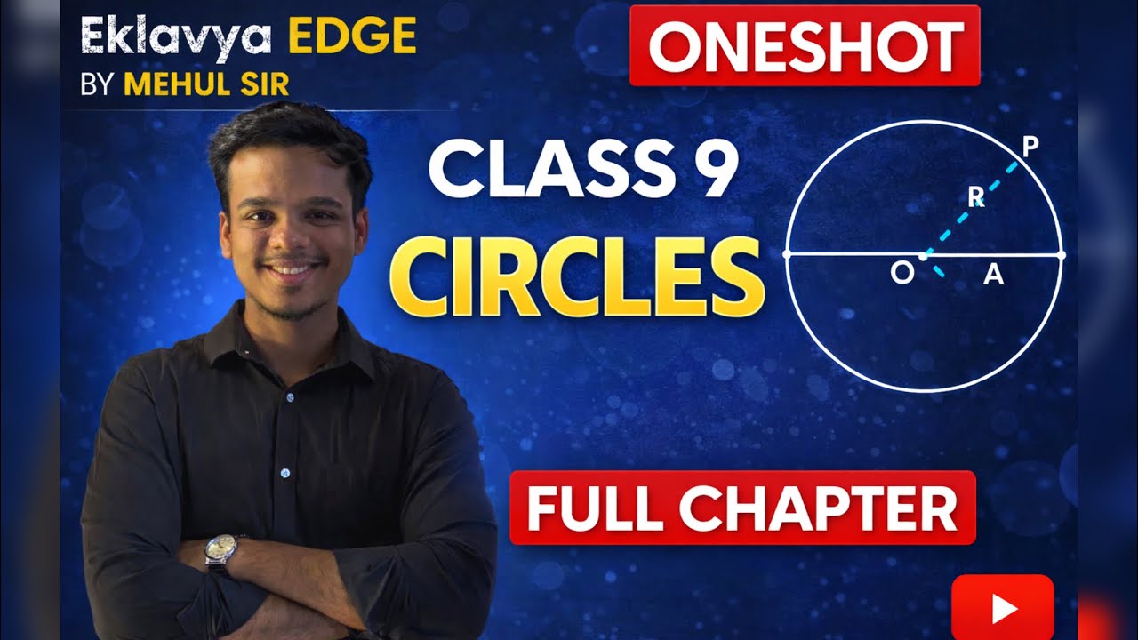 Circles Class 9 Full Chapter One-Shot | Class 9 Maths Chapter 9 | NCERT Mastery