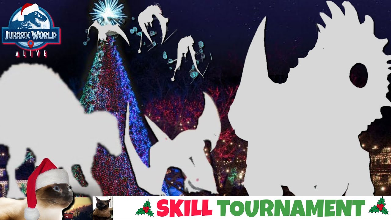 Spinoceratops & New Skins for All?? at the Christmas Skill Tournament 🎄 Jurassic World Alive 2.20