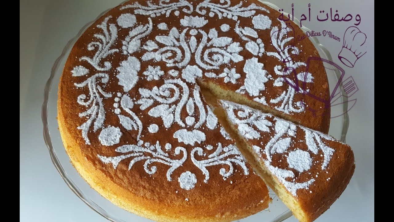 كيكة إسفنجية بالحليب 🥛الساخن رااائعة ورطبة كالقطن/ gâteau très moelleux à la vanille