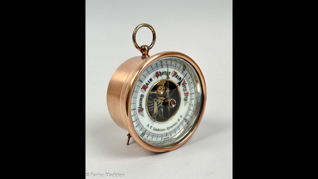 Vintage Aneroid Barometer Tune Up, Cleaning, and a Polish