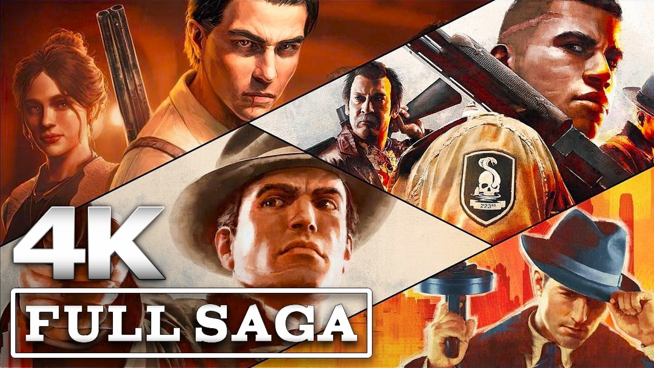 MAFIA Full Movie Saga All Cutscenes (Full Game Movie) 4K 60FPS Ultra HD