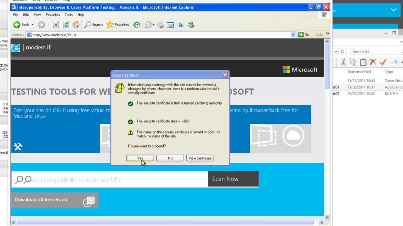 Introducing Virtualbox modern.ie Turnkey Virtual Machines for Web Testing