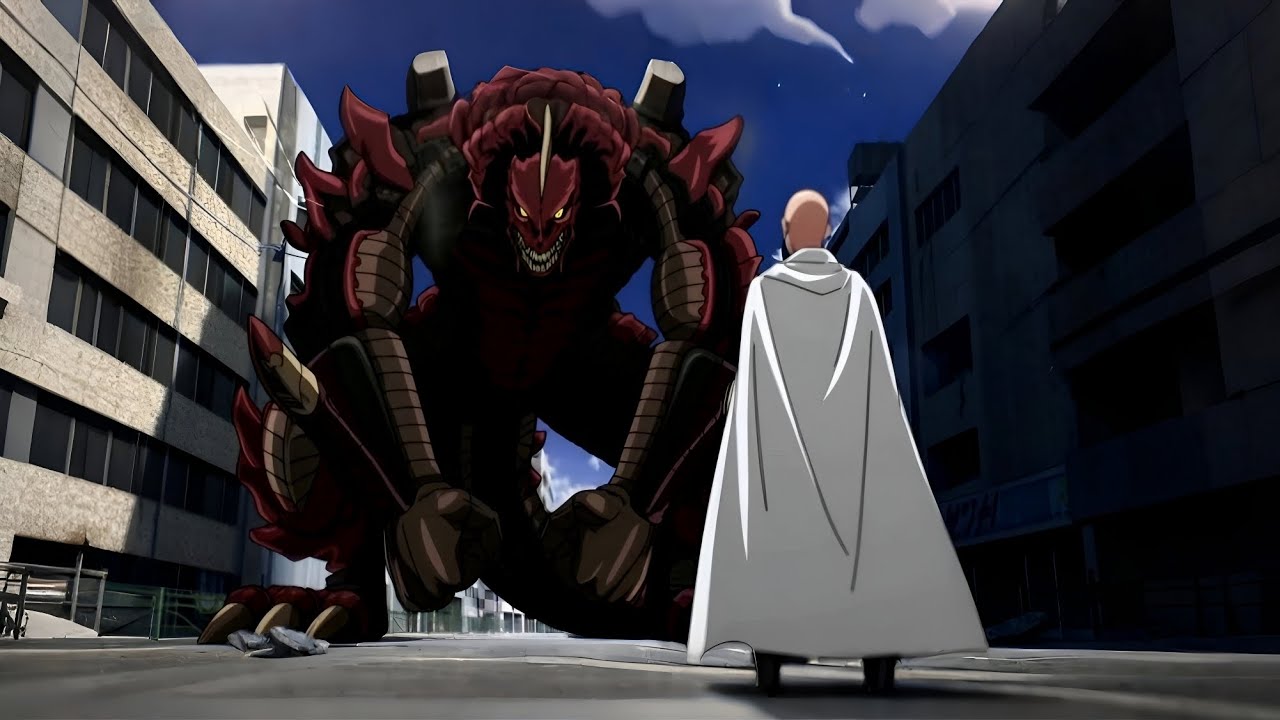 SAITAMA VS AI MONSTER [ Animation ]