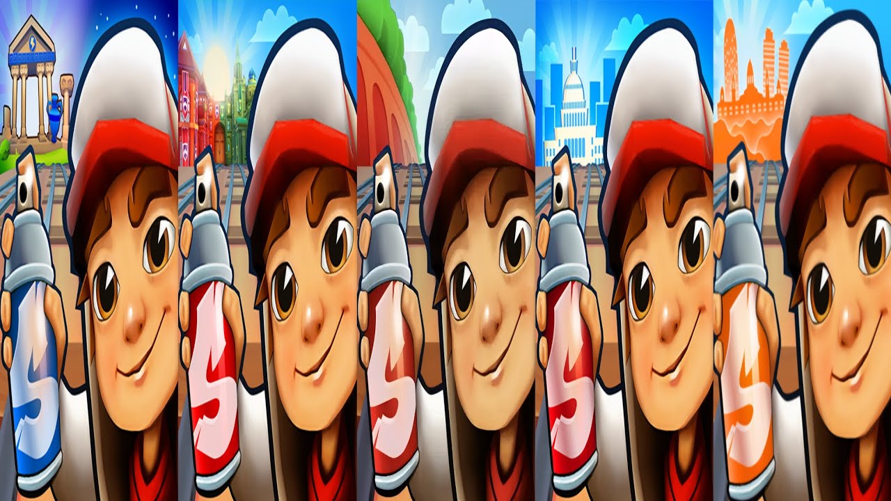 Subway Surfers : Greece 2025 🆚 Oxford 2025 🆚 Classic 2025 🆚 Washington DC 2025 🆚 Barcelona 2025
