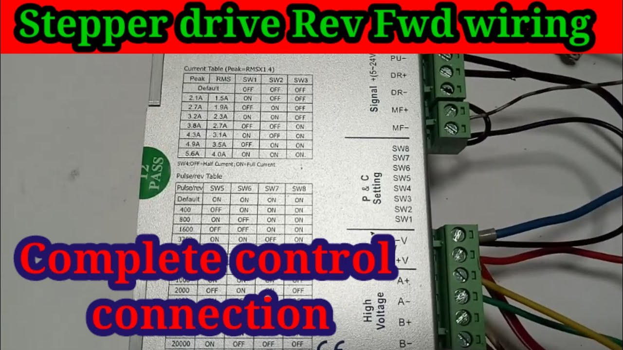 STEPPING DRIVE FULL CONFIGURATION