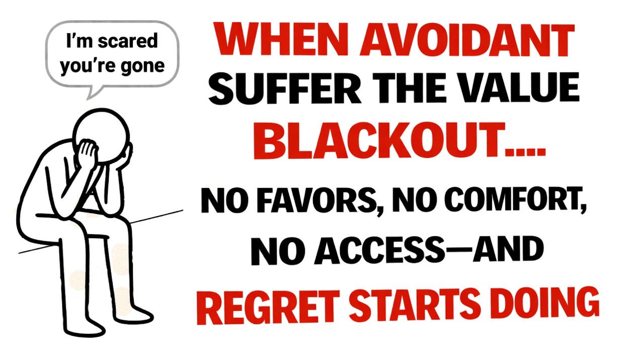 When They Suffer the Value Blackout—No Favors, No Comfort, No Access—and Regret Starts Doing…