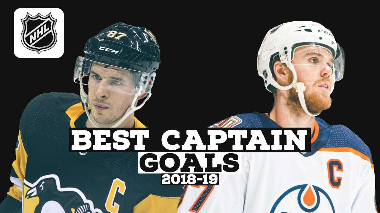 Every NHL Captain's BEST Goal from the 2018-19 NHL Regular Season