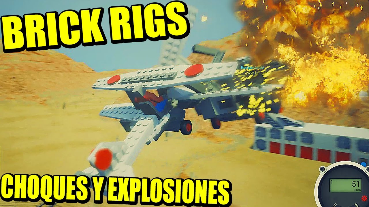 BRICK RIGS - COMBATE DE AVIONES, TANQUE, DUELO DE CABALLOS Y CHOQUES