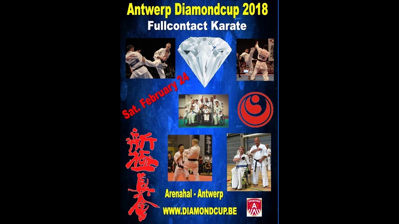 Karate LIVESTREAM; Antwerpen Diamondcup 2018!! Saturday February 24.
