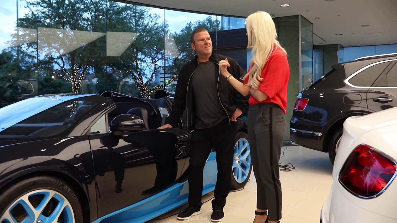 Supercar Blondie talks cars with Houston Billionaire Tilman Fertitta